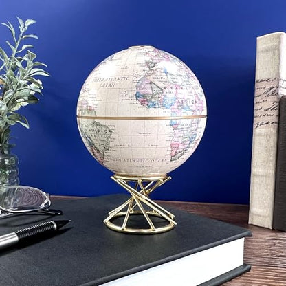 Bard's Brass-toned Egg Stand/Holder, Swirl Leg, Reversible 1.4375" and 2" Display Diameter
