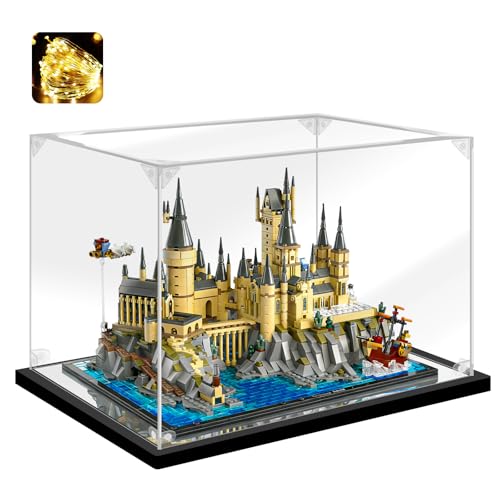 Acrylic Display Case, 15.8×11.8×11 Inch Clear Acrylic Display Box with Black Frame, Assemble Collectibles Display Case for Trophy, Action Figures, Dolls & Building Toys - size: 15.8*11.8*11inch