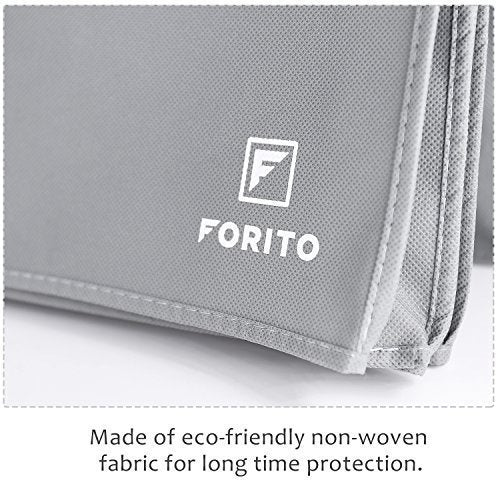 23" 24" 25" Univesal Monitor Dust Cover Scratch Resistance Nonwoven Full Body Sleeve for 23" 24" 25" Computer Monitor LED LCD Screem (Size: 24W x 18H x 3D)-Gray