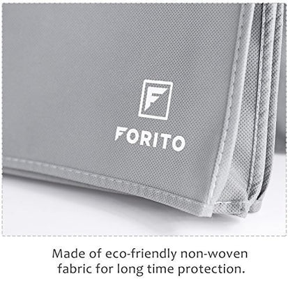 23" 24" 25" Univesal Monitor Dust Cover Scratch Resistance Nonwoven Full Body Sleeve for 23" 24" 25" Computer Monitor LED LCD Screem (Size: 24W x 18H x 3D)-Gray