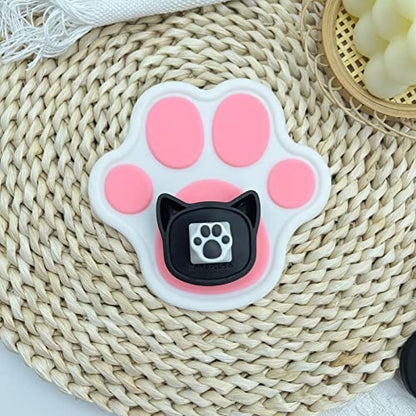 SYA ZOMOPLUS Cute Cat-Claws Keycap - 3D Model OEM Profile Custom Key Caps for Cherry MX Switches Mechanical Gaming Keyboard - Catpaw ESC-Key (WhiteGray-1pcs) - color: WhiteGray-1pcs