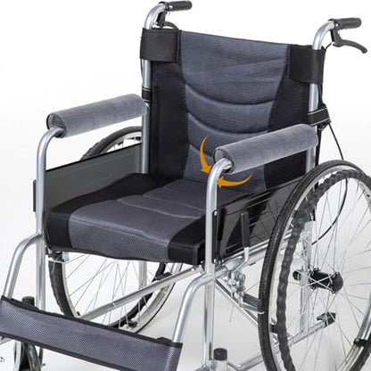 Wheelchair Armrest Pads, 2 Pcs Widened Wheelchair Armrest Covers Self Adhesive Strips Wheelchairs Accessories Adults Soft Wheel Chair Arm Rest Pads for Wheelchairs Office Chairs, Wicking