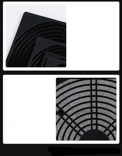2 Pack 120mm PC Fan Dust Filter Cover Computer Mess Fans Cooling