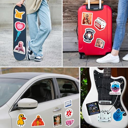 337PCS Funny Meme Stickers Pack, Waterproof Vinyl Decals, No Repeats | Sarcastic stickers for laptops, water bottles, phones, Kindles, journals, scrapbooks, skateboards, luggage, bumpers and more.