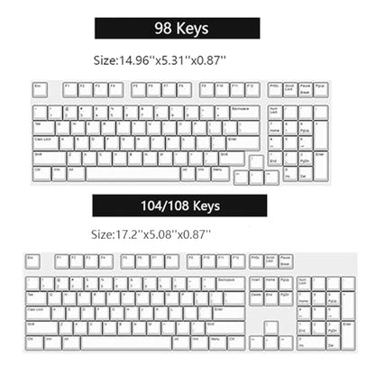 Acrylic Keyboard Dust Cover,98 Keys Transparent Mechanical Keyboard Protective Cover,Compatible with Computer Gaming Keyboards (14.96''x5.31''x0.87'') - size: 98 keys
