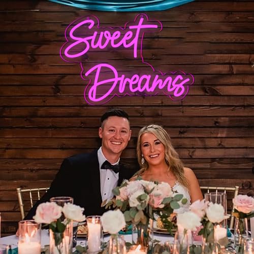 Sweet Dream Neon Signs for Wall Decor，Led Neon Light for Bedroom，Bedroom,Christmas Birthday Party Gift - style: sweet dream