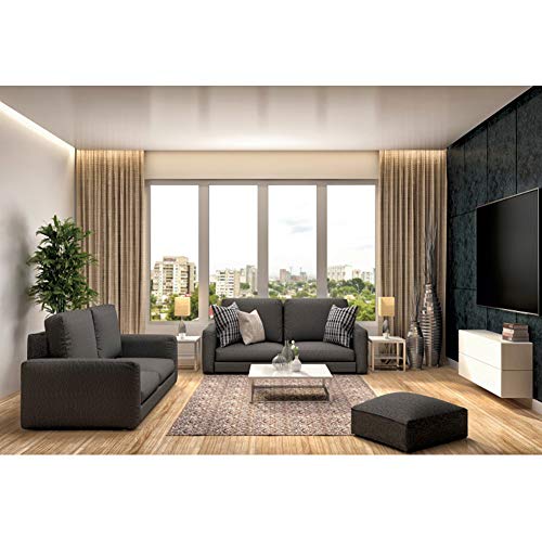 Yeele 7x5ft Living Room Backdrop Modern Sofa Carpet Crystal Chandelier Window Office Zoom Meeting Photography Background Video Conferencing New Lifestyle Photo Studio Props