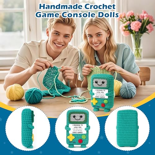 Busy Gaming Life Bride and Groom Engagement Gift 2026, Happy Marriage Gifts for Couple, Gifts for Wedding Shower, Newlywed Mr and Mrs, I Love You Gift for Her Him, Positive Crochet Present - style: Adult