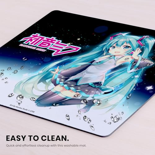 Head Case Designs Officially Licensed Hatsune Miku Night Sky Graphics 9.84 x 11.81 x 0.12 inches (250 x 300 mm) - S Gaming Office Desk PC Keyboard Mouse Mat Pad - color: Night Sky, size: 9.84 x 11.81 x 0.12 inches (250 x 300 mm) - S