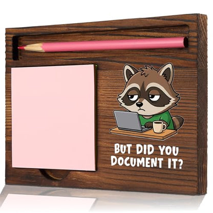 Funny IT Desk Organizer Gift, Sticky Note Holder for Developer Engineer Coworker, Office Humor Memo Pad Holder Work Desk Accessory STYW3 - style: IT Desk Organizer Gift