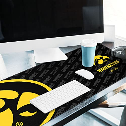 YouTheFan NCAA Iowa Hawkeyes Logo Series Desk Pad - style: Iowa Hawkeyes