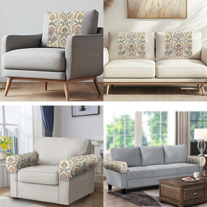 Headrest Cover Sofa Armrest Cover Set Resistant Recliner Protector Washable Sofa Headrest Covers Pet Furniture Covers Couch Non Slip Protector Lily - color: Lily