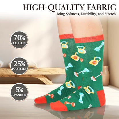 ZAGKOO Funny Socks for Men, Women - Stocking Stuffers for Men - color: Lift