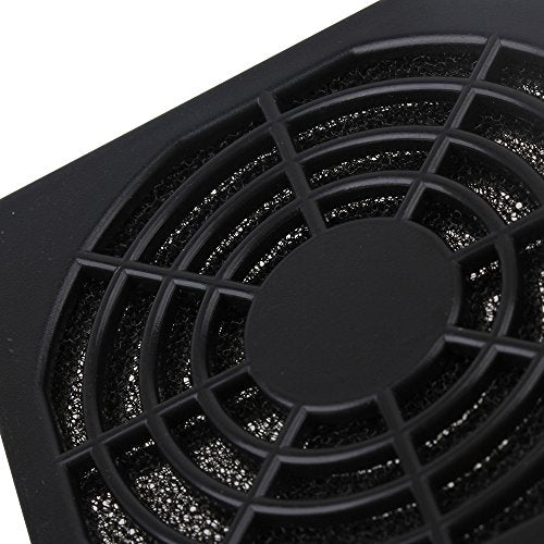 60mm Black Plastic Case Fan Filter Guard Grill or Cover PC Computer Pack of 5