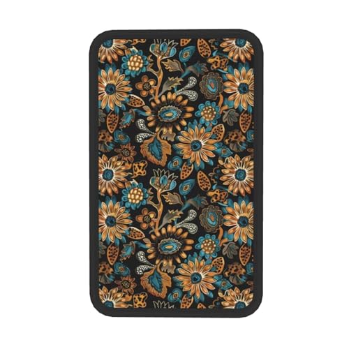 Center Console Cover Boho Flower Scratch Resistance Armrest Cover Protect Pad Car Accessories Hippie Sunflower Armrest Cushion Pad Seat Box Cover Protector - color: Cute Sunflower