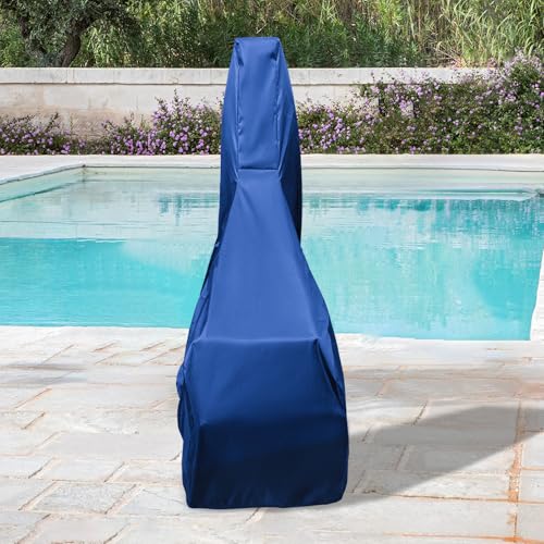 Pool Lift Chair Protective Cover,600D Waterproof Swimming Pool Lift Chair Cover for Spectrum Aquatics Aspen/Freedom and Motion Trek 350 | 47949 Series,Outdoor Pool Accessories,Blue - color: Blue, size: 69''Lx24''Wx88''H