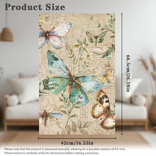 Sofa Headrest Covers Recliner Headrest Covers Butterfly Newspaper Design Couch Chair Protector Non Slip for Living Room Quick Dry Breathable Sofa Chair Cover Not Easy to String - color: Butterfly Newspaper Design