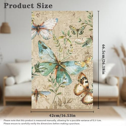 Sofa Headrest Covers Recliner Headrest Covers Butterfly Newspaper Design Couch Chair Protector Non Slip for Living Room Quick Dry Breathable Sofa Chair Cover Not Easy to String - color: Butterfly Newspaper Design