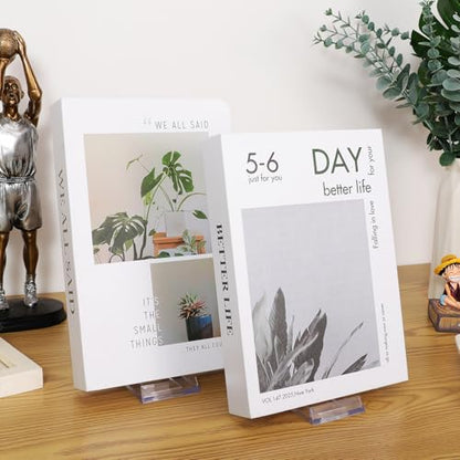 6 Pcs Acrylic Plate Stands Plastic Display Holders, Plastic Display Holders Clear for Wallet Purses Handbag Bag Jewelry Display Adjustable Organizer for Home Office Display Party Decoration