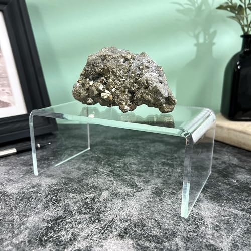 Plymor Clear Acrylic Rectangular Display Riser, 3" H x 7" W x 4" D (1/4" thick) - size: 3" x 7" x 4"