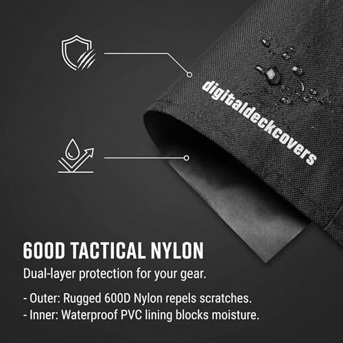 DigitalDeckCovers Dust Cover for Tascam DP-24/DP-32/DP-32SD Recorder, Black | Antistatic, Water Resistant, Protector, 20.2x13.4x4.09 Inches