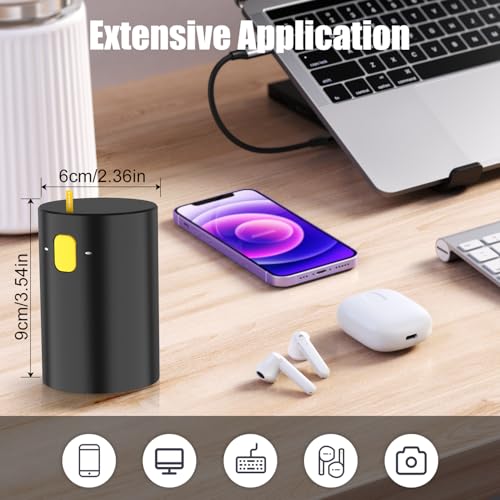 VICHYIE 20 in 1 Multifunctional Cleaner Kit for Electronic Devices, Keyboard Cleaning Brush, Headphones Cleaner Kit for AirPods, Multi-Tool for Cleaning Laptop, Earbuds, Camera, Cellphones (Black) - color: Black