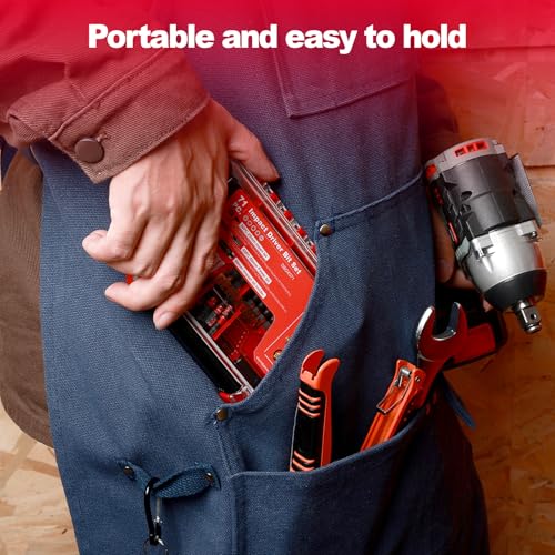 Geinxurn IPX4 Waterproof Small Storage Parts Organizer, Small Parts Case with Removable Dividers, Screwdriver Bit Set Box - style: DMBQC-7