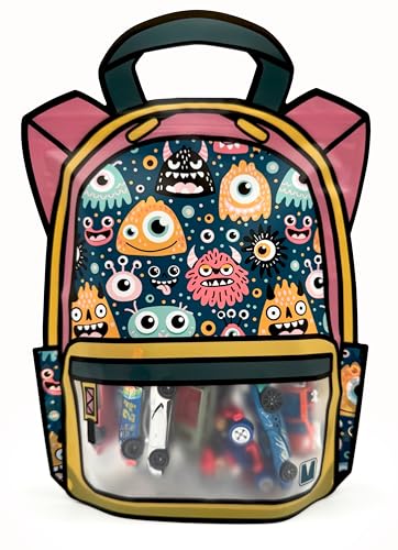 20 Pack Goodie Bags for Kids Birthday Party Supplies - Bulk Gift Bag for Favors, Food, and Candy with Resealable Ziplock Seal (Monster Jam/Large) - color: Monster Jam/Large
