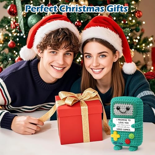 Busy Gaming Life Bride and Groom Engagement Gift 2026, Happy Marriage Gifts for Couple, Gifts for Wedding Shower, Newlywed Mr and Mrs, I Love You Gift for Her Him, Positive Crochet Present - style: Adult