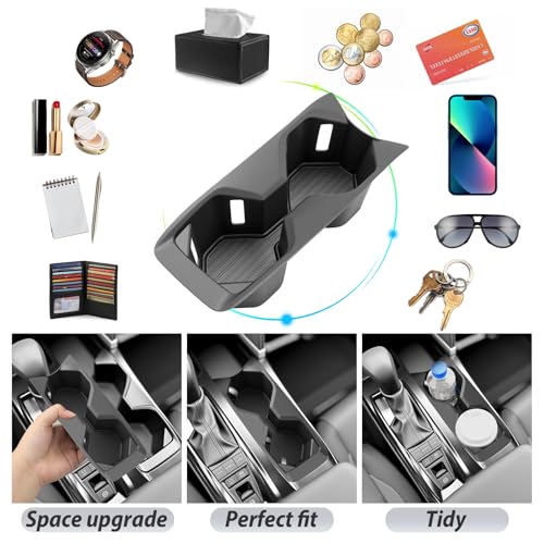 SKTU 2025 2026 Camry Cup Holder for 2025 2026 Toyota Camry (LE/SE/Nightshade/XLE/XSE) Central Control Cup Holder Toyota Camry 2025 2026 Accessories Durable Rubber Cup Pad - color: 2025 2026 Camry Cup Holder