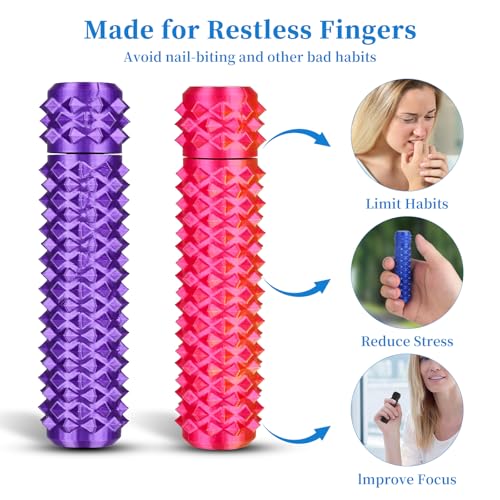 Little Ouchies Pain Stim Fidget Toy, 3D Printed Pocket Spiky Keychain with Clicker Button Spinner Sensory Toys for Anxiety Focus & Stress Reduction Novelty Gifts(H4) - color: H4