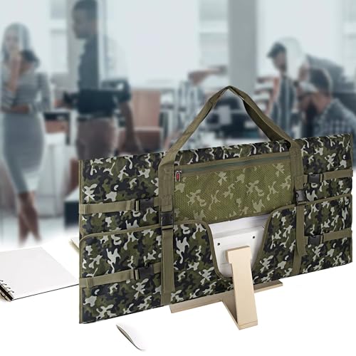 Travel Carrying Bag Compatible with 32" All-in-One Desktop Computer and 32" Monitor (Camouflage Green) - color: Camouflage Green