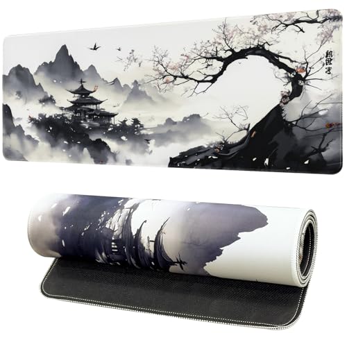FreeNook Mouse Pad Gaming Mousepad 31.5 x 11.8in Large Mouse Pad for Keyboard,Non-Slip and with Stitched Edges,Keyboard Pad Desk mat for Home Office and School - color: SMSC, size: 31.5L x 11.8W inches