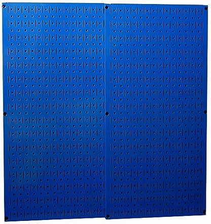 Wall Control 30-P-3232BU Blue Metal Pegboard Pack - color: Blue
