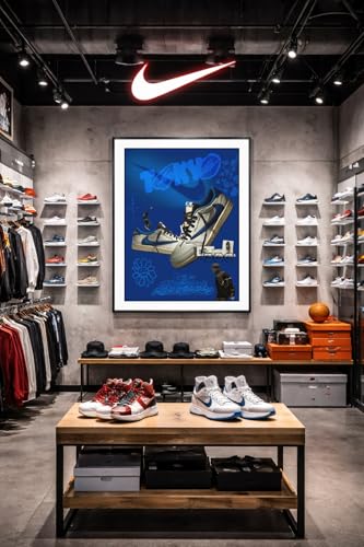 CREAARO Poster Wall Art – Sneaker Hypebeast Streetwear Decor for Teen Bedroom, Gaming Room & Sneakerheads, Unframed 12x16 inch (Hijacked) - style: Hijacked1