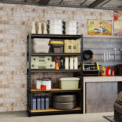 Garage Storage Shelves 72'',Ajustable Garage Shelving Units, Storage Shelves Heavy Duty, Metal Shelving for Basement, Warehouse, Workshop, Pantry, Closet, 2400 LBS, 16" D x 35.5" W x 72" H - size: 16"D x 35.5"W x 72"H