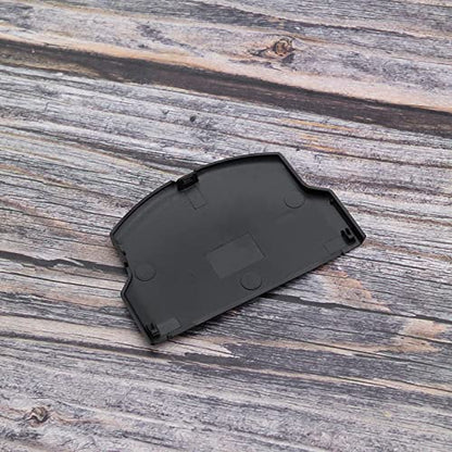 SING F LTD 2PCS Replacement Battery Door Covers Cases Protectors Compatible with Sony PSP 2000 2003 2004 3000 3003 3004 Black Plastic Console Accessories - color: Black