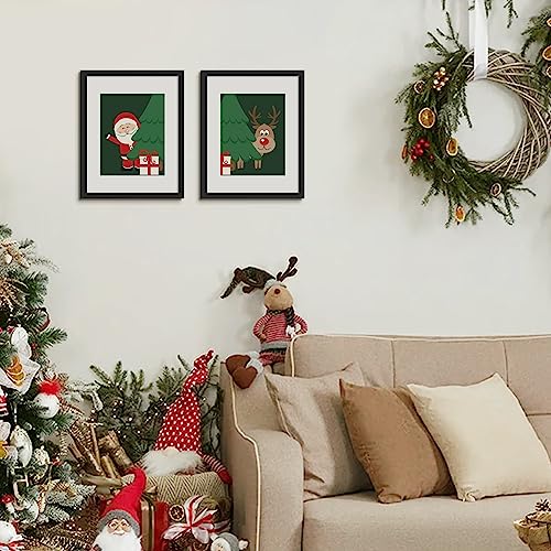 upsimples 11x14 Picture Frame, Display Pictures 8x10 with Mat or 11x14 Without Mat, Wall Hanging Photo Frame, Black, 1 Pack - color: Black, size: 11x14
