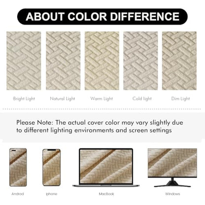 Genina Waterproof Seat Covers for Dining Room Chairs seat Covers Kitchen Chair Covers slipcovers (Beige, 4 Pcs) - color: Waterproof-beige, size: 4 PCS