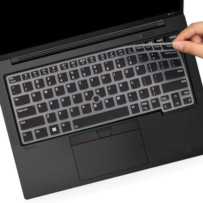 Keyboard Cover for Lenovo Thinkpad x1 Carbon Gen 11/10 14", ThinkPad X1 Yoga Gen 8/7, ThinkPad T14 T14s L14 P14s Gen 4/3, Thinkpad E14 Gen 6/5 (Not Fit T14 L14 P14s Gen 6/5/3/2/1, E14 Gen 7)-Black - color: Black
