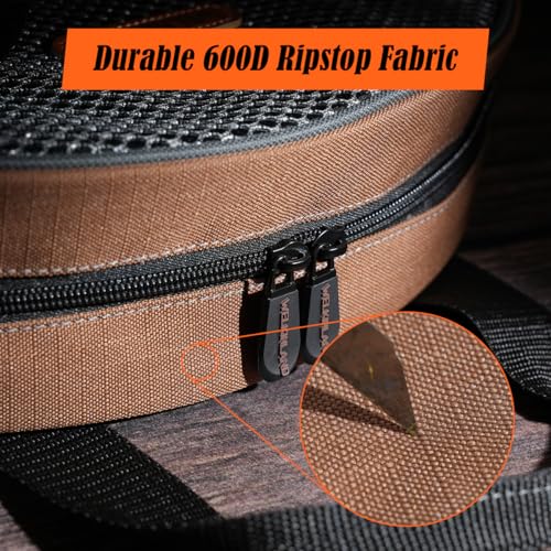 WELKINLAND 16-Inch Jumper Cable Bag, Clear Cable Bags, Durable Cable Storage Bag, Extension Cord Bag, Bags For Cables, Cords, and Hoses
