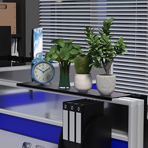 Bracwiser No Drill TV Top Shelf 35.43 inch Wide Monitor Top Mounting Bracket Platform Holds Speaker, AV Receiver, Media Box, Game Console and More (CS106XL) - size: 35.43 inch