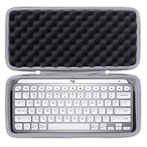 co2CREA Hard Case Replacement for MX Keys Mini Advanced Wireless Illuminated Keyboard (Case for MX Keys Mini Keyboard, Pale Grey Case) - color: Pale Grey, size: Case for MX Keys Mini Keyboard
