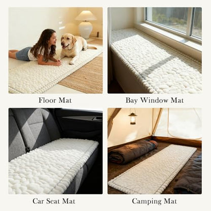 Couch Covers for 3 Cushion Couch Sofa Pet Friendly,Non-Slip Sofa Cover Washable - color: Rg-white, size: 27.6" x 59"