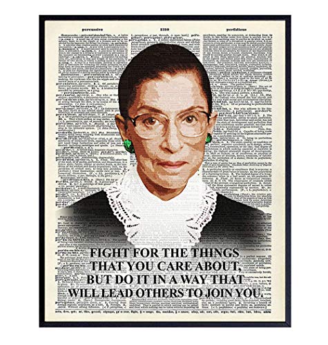 Jigsaw Wooden Puzzle 1000pcs Ruth Bader Ginsburg Wall Art Print Inspirational for RBG Fans Impossible Hard Difficult Challenging Puzzles for Adults,Funny Puzzles - color: Pt021