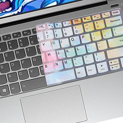 Keyboard Cover for Lenovo Yoga 5i 7i 9i 14" 2-in-1, Lenovo Flex 5 14", Ideapad 5 14", Lenovo Silm 7 9 14", IdeaPad Flex 5 5i 14, IdeaPad Slim 5i 7i Pro, ThinkBook 14 14s G2 G3 Keyboard Cover-Color - color: colors