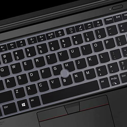 Keyboard Cover for Lenovo Thinkpad x1 Carbon Gen 11/10 14", ThinkPad X1 Yoga Gen 8/7, ThinkPad T14 T14s L14 P14s Gen 4/3, Thinkpad E14 Gen 6/5 (Not Fit T14 L14 P14s Gen 6/5/3/2/1, E14 Gen 7)-Black - color: Black