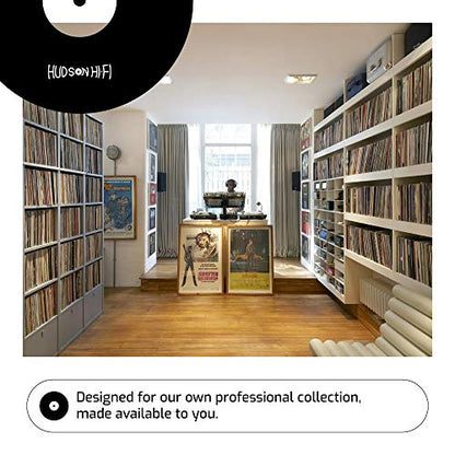 Hudson Hi-Fi Anti-Static Vinyl Record Sleeves - Durable Clear Disc Sleeves- Protect Your LP Albums from Scratches, Dust & Dirt - Acid-Free Rice Paper Disc Covers, 500x Outer Sleeves - size: 500 Outer