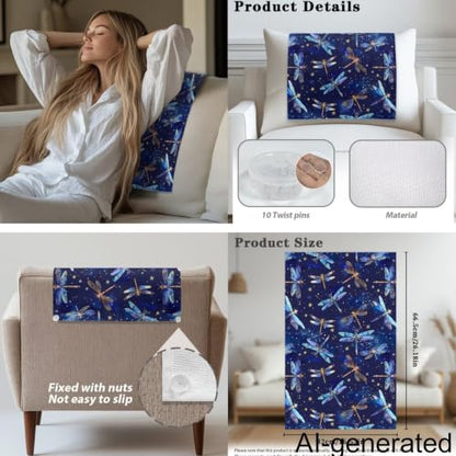 Leopard Prints Headrest Cover Sofa Armrest Cover Set Recliner Slip Cover for Headrest Chair Back Covers Office Chair Headrest Non Slip Recliner Headrests Protector Covers - color: Leopard Prints