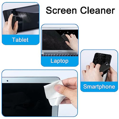 walrfid Screen Cleaner Touchscreen Mist Spray, walrfid Cleaning Kit for Electronic Smart Phone TV, Laptop, Tablet, PC, Computer LCD Flat Screens, Compatible with iPhone iPad MacBook Pro - Black - color: Safety Black